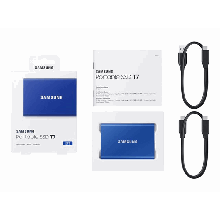 Portable SSD T7 2TB BLUE Portable SSD T7 2TB BLUE