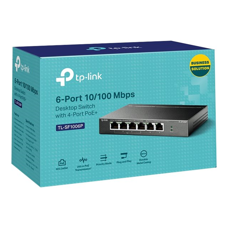 6-Port 10/100 Mbps Desktop Switch