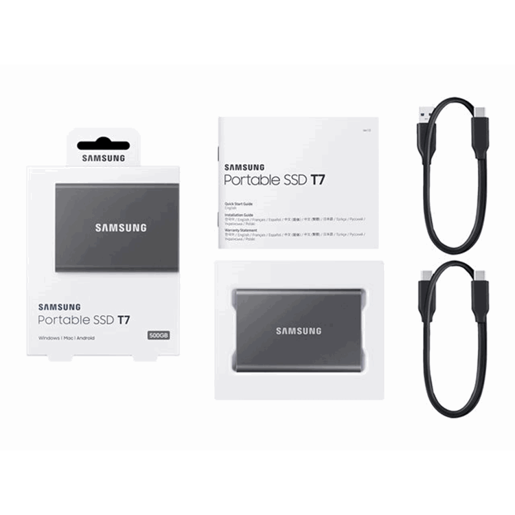 Portable SSD T7 500GB GREY