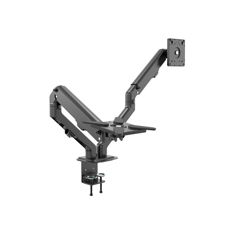 VISION Monitor Desk Arm Dual Matt Black