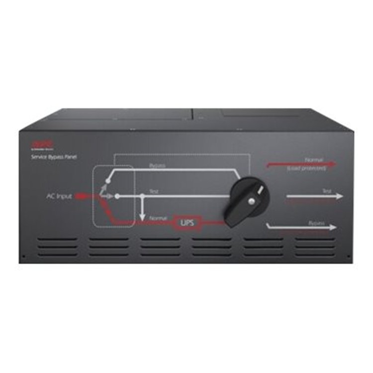 APC SERVICE BYPASS PANEL 230V 125A HW INPUT IEC-320 OUTPUT (8) C19 APC SERVICE BYPASS PANEL 230V 125A HW INPUT IEC-320 OUTPUT (8) C19
