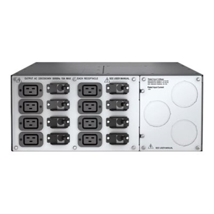 APC SERVICE BYPASS PANEL 230V 125A HW INPUT IEC-320 OUTPUT (8) C19 APC SERVICE BYPASS PANEL 230V 125A HW INPUT IEC-320 OUTPUT (8) C19