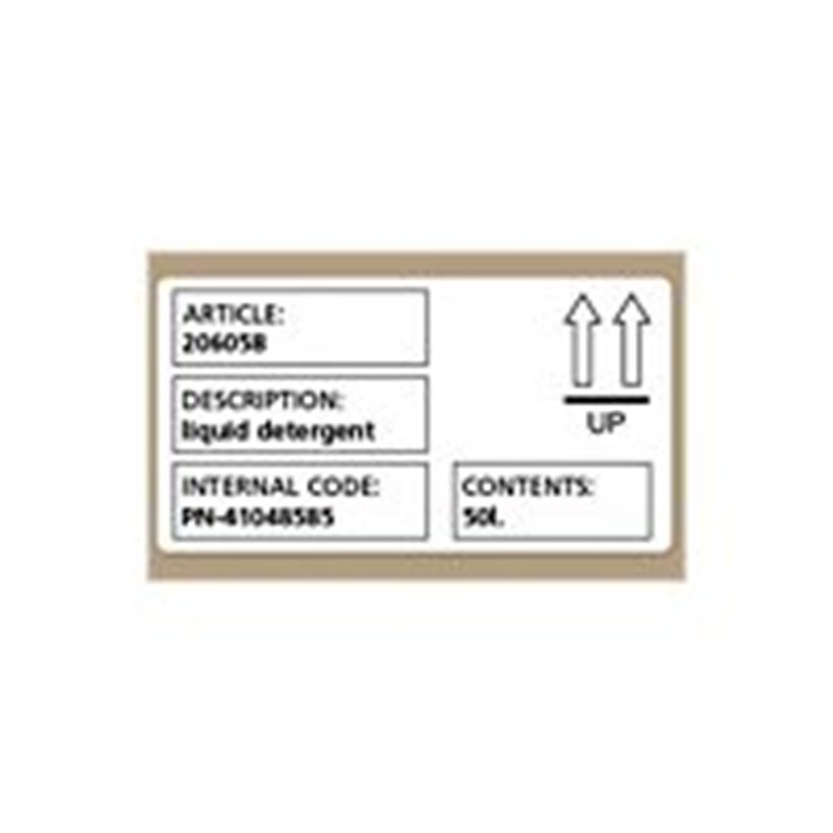 LW ETIKET VERZEND/BADGE 54*101MM (1X220) LW ETIKET VERZEND/BADGE 54*101MM (1X220)