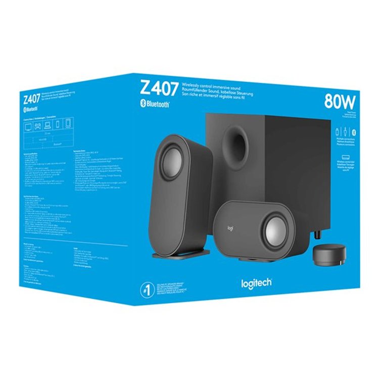 LOGI Z407 BT Computer Spk wirelless LOGI Z407 BT Computer Spk wirelless