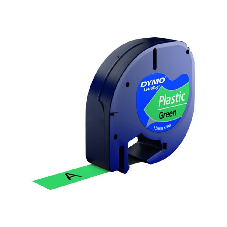 LETRATAG TAPE PLASTIC GROEN