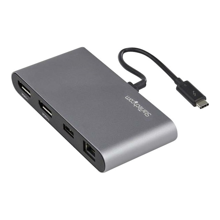 Thunderbolt 3 mini dock 2x4K DP monitors