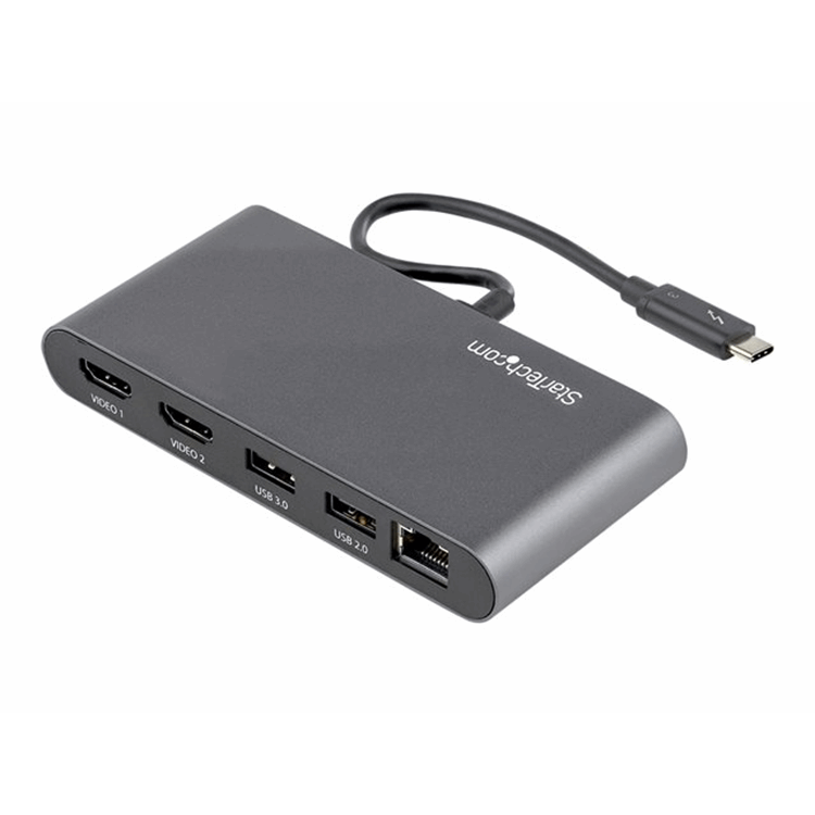 Thunderbolt 3 mini dock x2 HDMI monitors