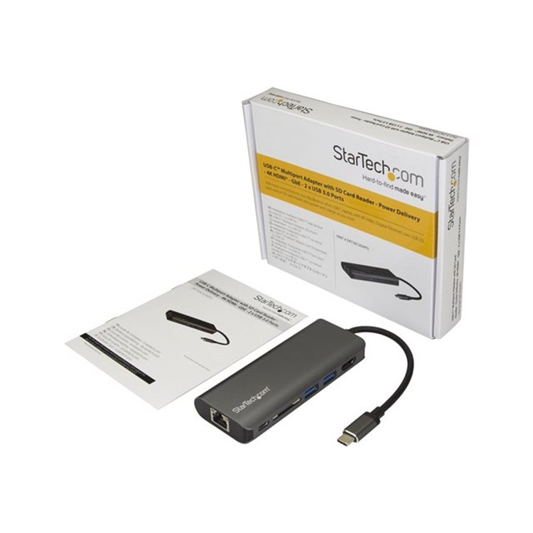 USB-C Multiport Adapter w/ SD - HDMI GbE