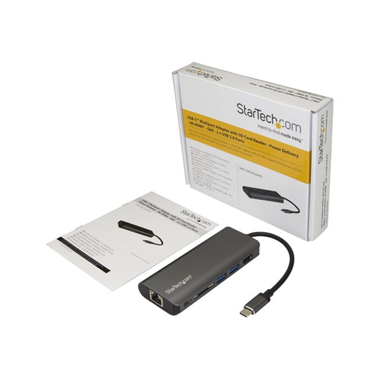 USB-C Multiport Adapter w/ SD - HDMI GbE