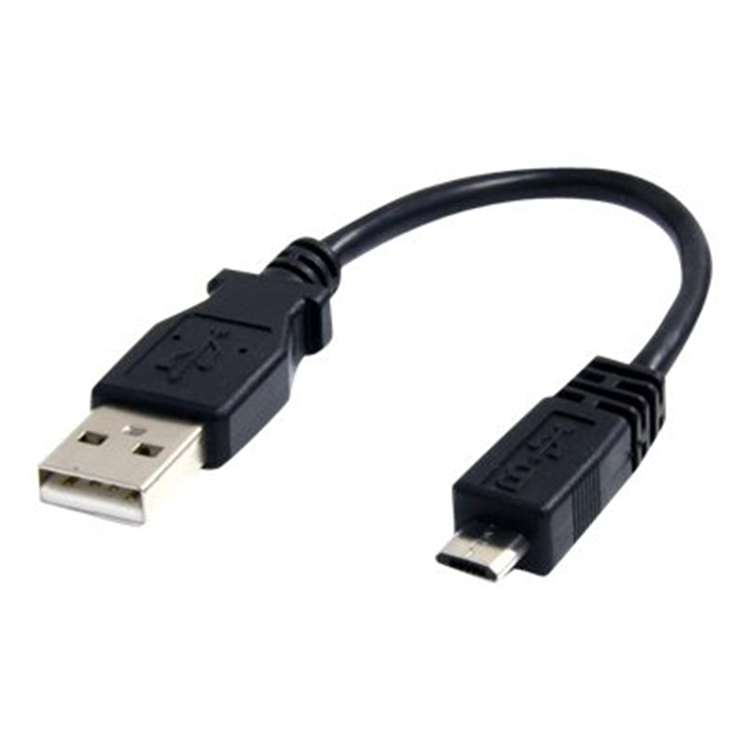 6IN MICRO USB CABLE - A TO MICR B