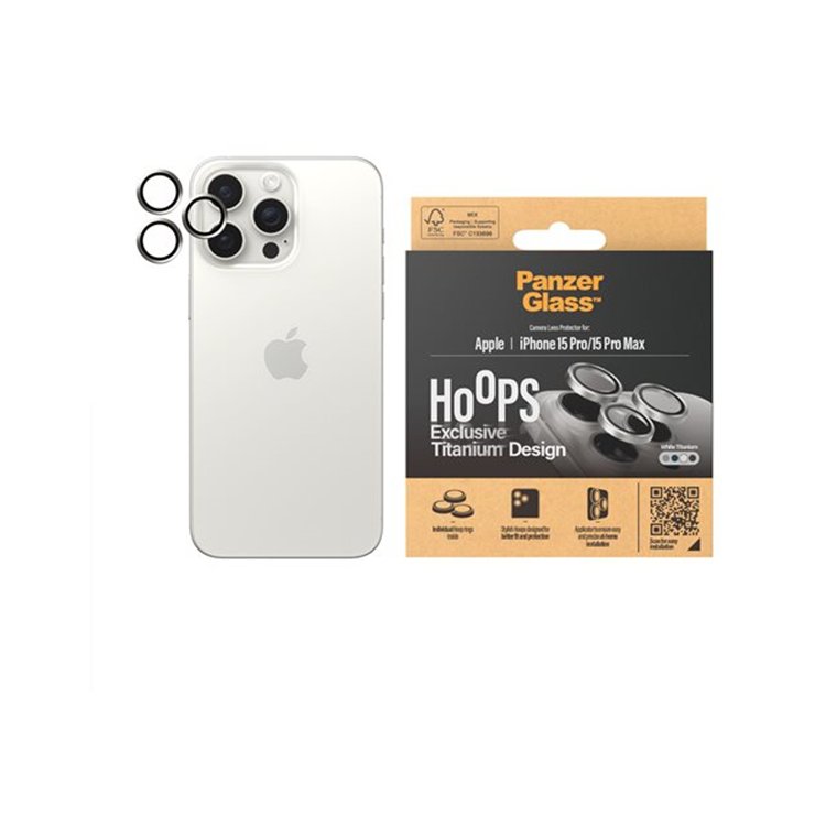 PG iPhone 15/15 ProMax Hoops White Titan PG iPhone 15/15 ProMax Hoops White Titan
