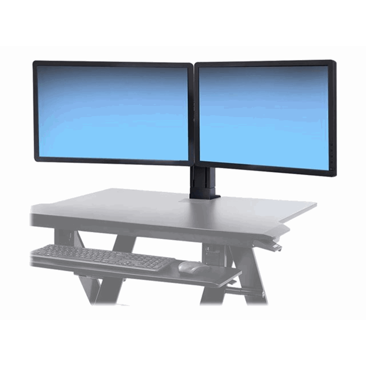 WorkFit Dual Monitor Kit Black