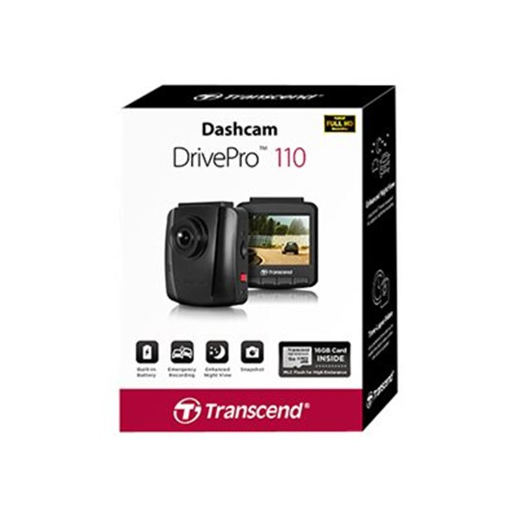 TRANSCEND 32GB Dashcam DrivePro 110 TRANSCEND 32GB Dashcam DrivePro 110