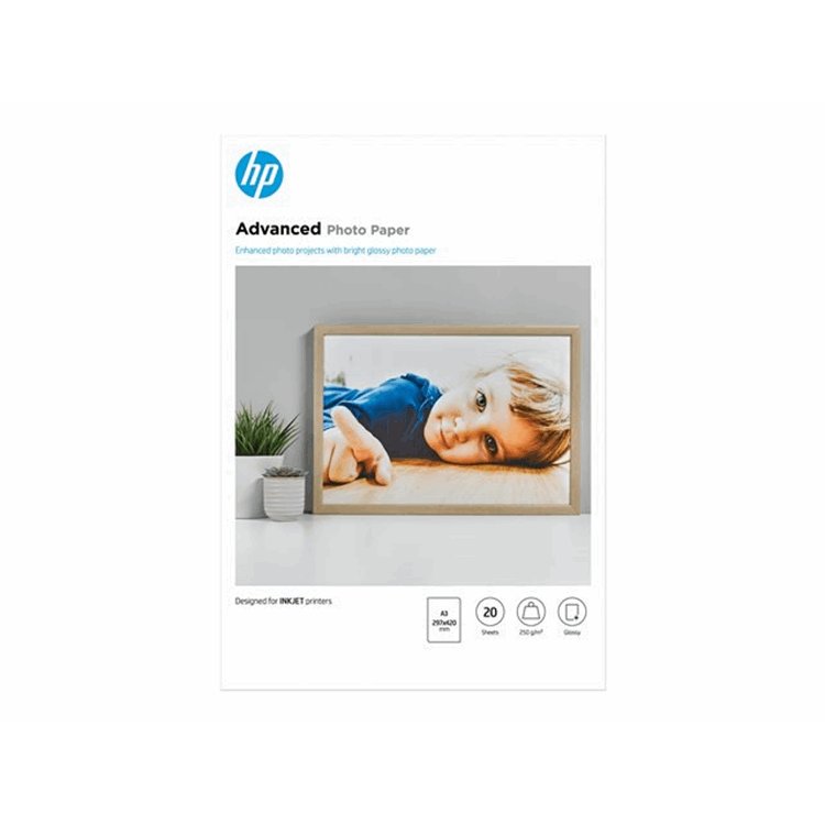 HP HP PAPER PHOTO/ADV GLOSSY A3 20SH HP HP PAPER PHOTO/ADV GLOSSY A3 20SH