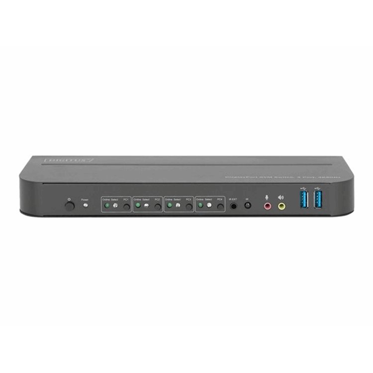 KVM Switch 4x1 DP DP/HDMI Out USB 4Kx2K