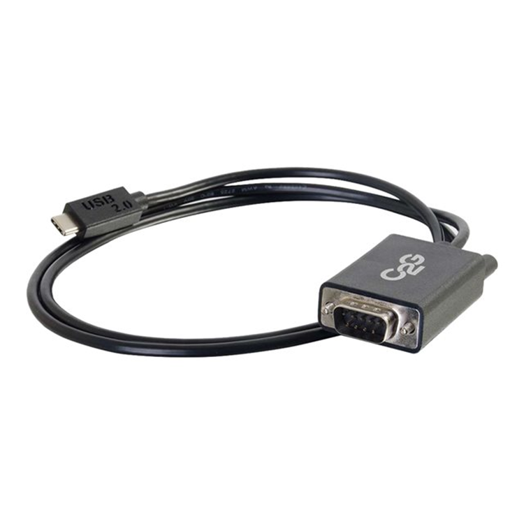 Cbl/USB-C To DB9 Serial RS232 AdptrCable