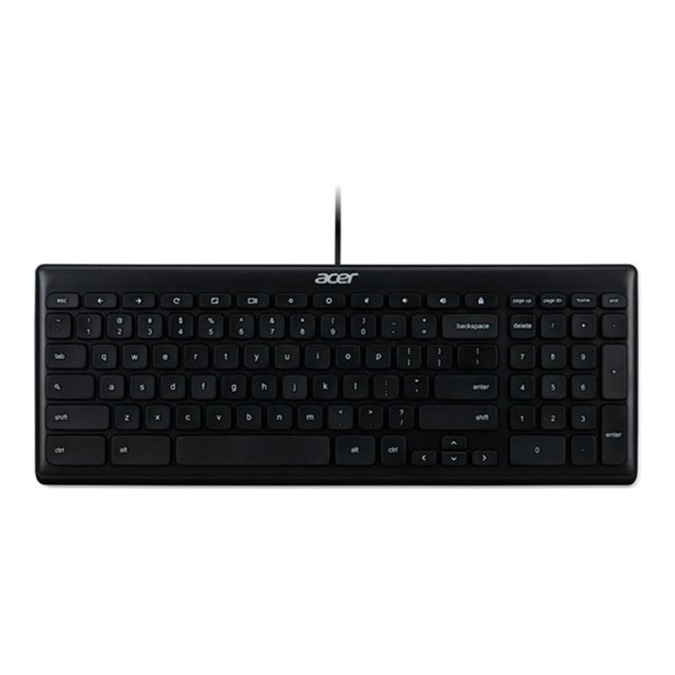 KB OPTION AKB910 CHROME OS KB BLACK 1.8M - US INT - BROWN BOX QWERTY
