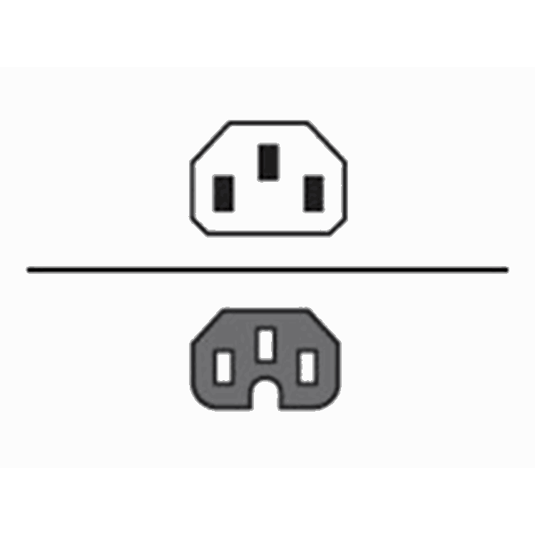2m PwrCbl PDU t/SwtchIEC C14M-IEC C15F 2m PwrCbl PDU t/SwtchIEC C14M-IEC C15F