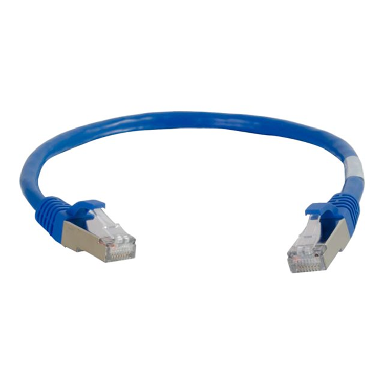 Cbl/20m CAT6A Shielded Patch Cable Blue