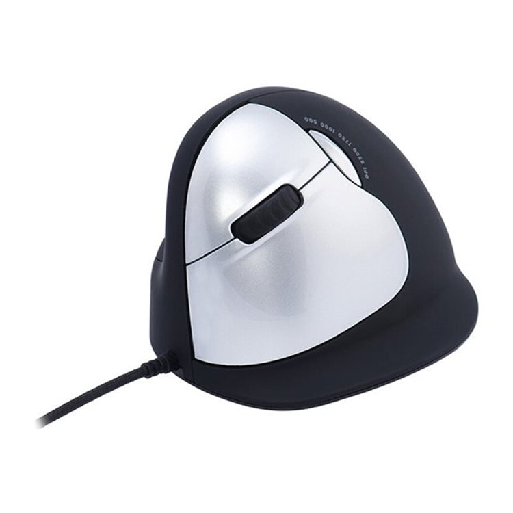 R-Go HE Break Mouse Ergonomische muis Anti-RSI software Groot (Handlengte boven185mm) Linkshandig Be