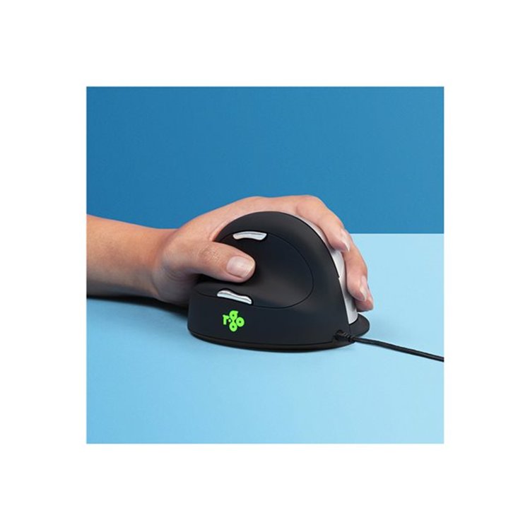 R-Go HE Break Mouse Ergonomische muis Anti-RSI software Groot (Handlengte boven185mm) Linkshandig Be
