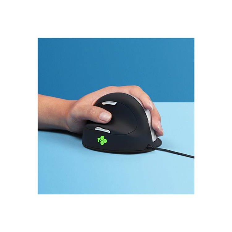 R-Go HE Break Mouse Ergonomische muis Anti-RSI software Groot (Handlengte boven185mm) Linkshandig Be R-Go HE Break Mouse Ergonomische muis Anti-RSI software Groot (Handlengte boven185mm) Linkshandig Be