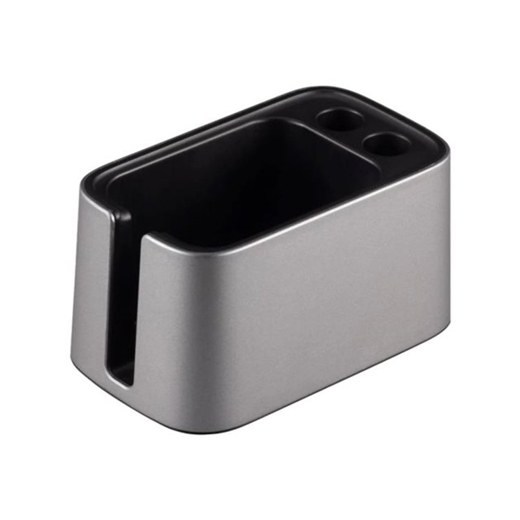 Cast Button Storage Box Grey/Black Cast Button Storage Box Grey/Black