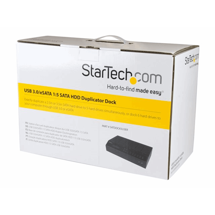 USB 3.0 / eSATA 1:5 HDD Duplicator Dock