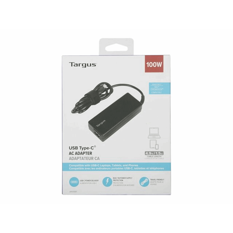 Targus USB-C 100W PD Charger Black