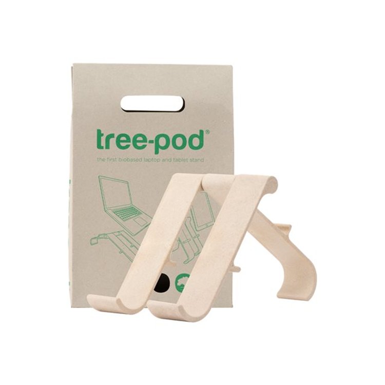 Treepod Bio-based Multistd adjtbl white Treepod Bio-based Multistd adjtbl white