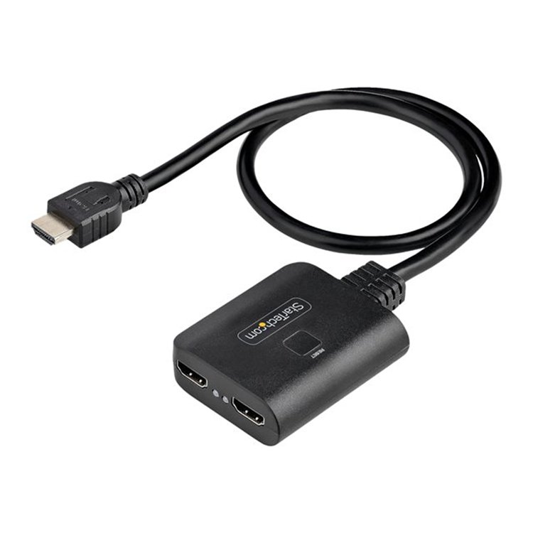 2-Port HDMI Splitter 1 In 2 Out, 4K 60Hz 2-Port HDMI Splitter 1 In 2 Out, 4K 60Hz