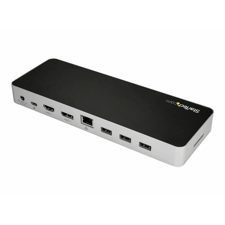 Dual Monitor USB C Dock - 60W PD - SD