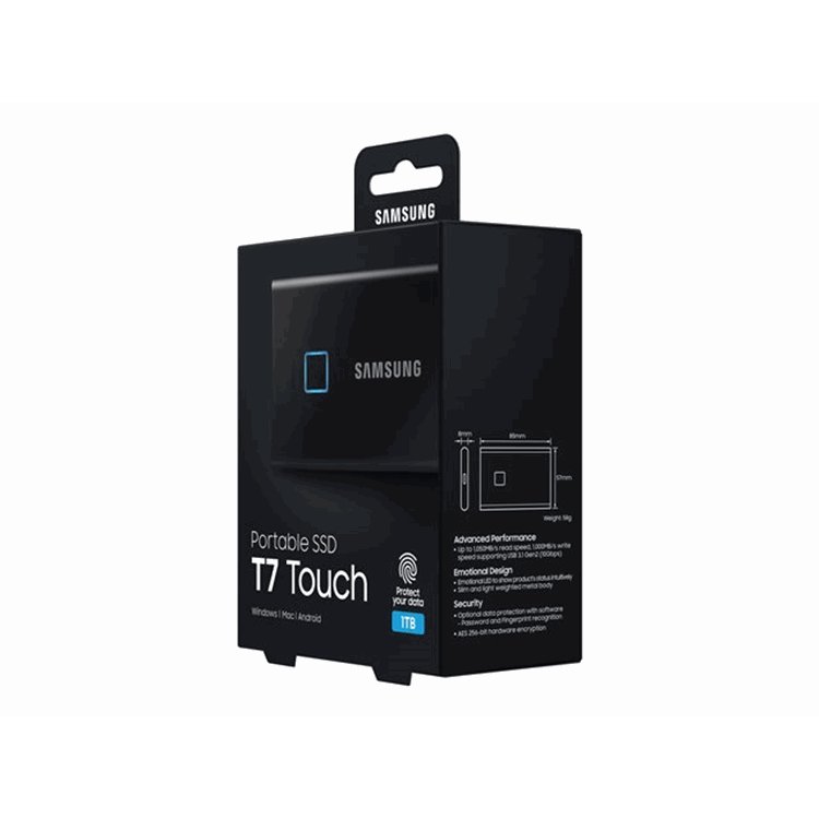 SAMSUNG Portable SSD T7 1TB black