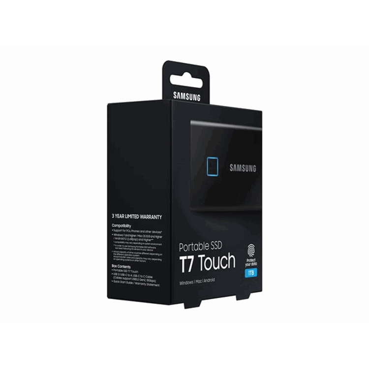SAMSUNG Portable SSD T7 1TB black