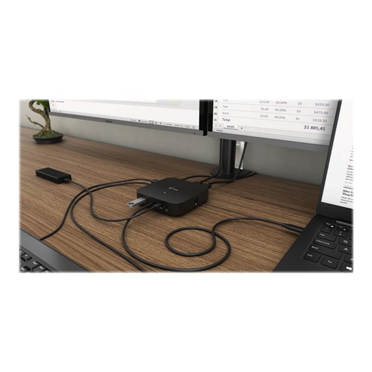 i-tec USB-C HDMI DP Dock PD100W 2x LCD +