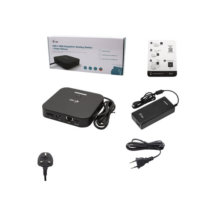i-tec USB-C HDMI DP Dock PD100W 2x LCD +