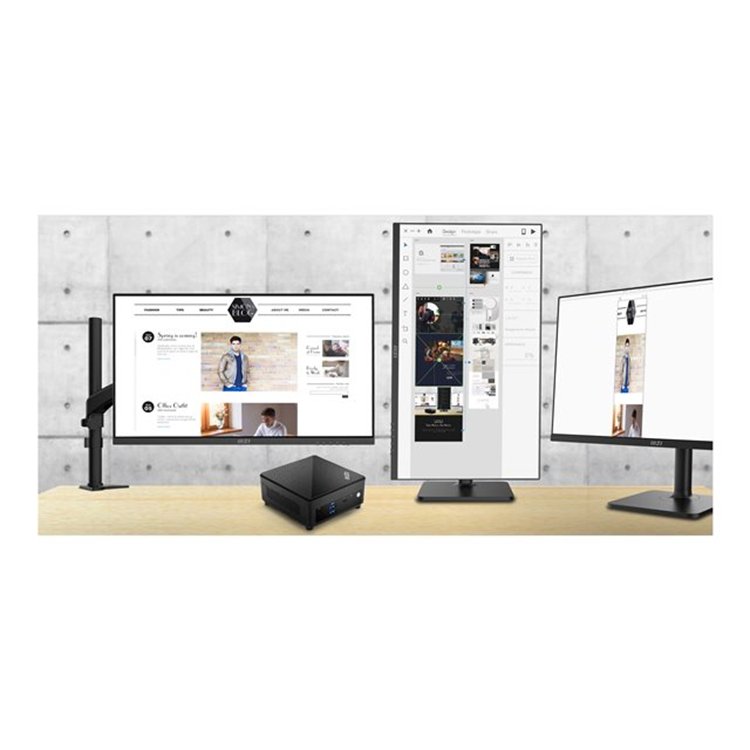 Cubi 5 12M-001BEU i7-1255U Integrated Graphics - Max 64GB RAM 1*M.2 & 1*2.5i noHDD Air Cooling 2y Wa