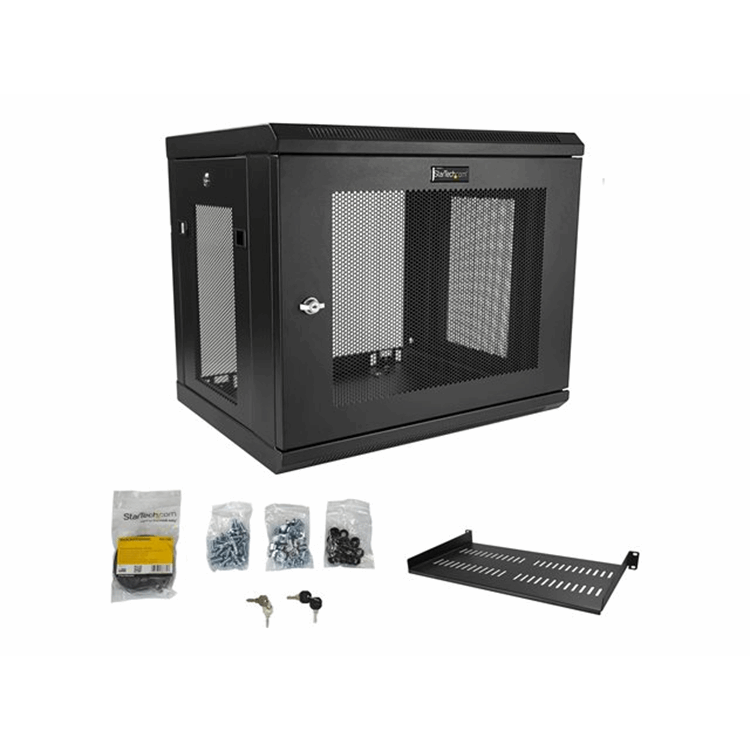 9U Wall-Mount Rack - 17 in. Deep