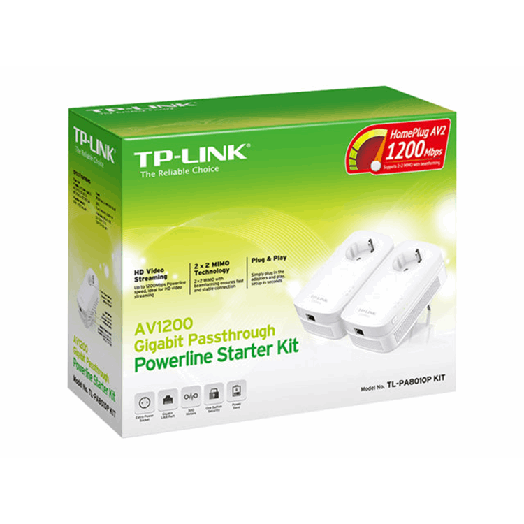 AV1200 GB Powerline Starter Kit 2er pack