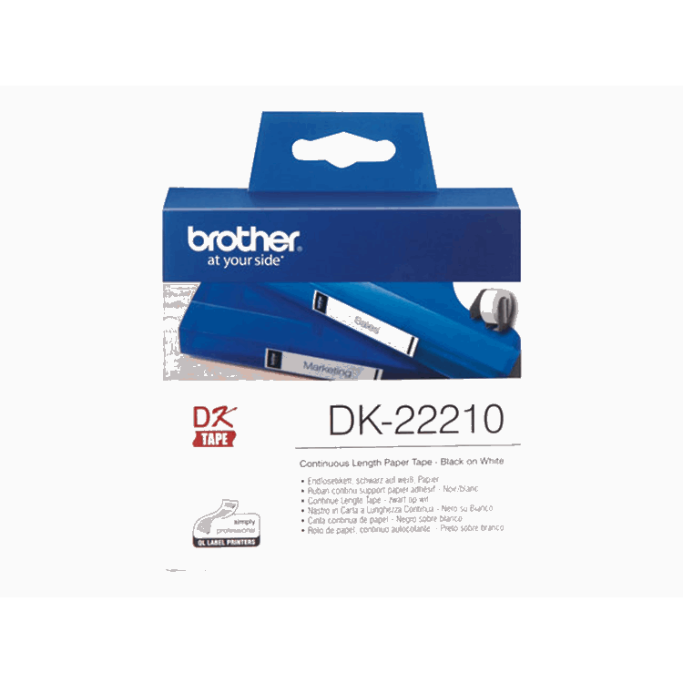 BROTHER DK22210 endless label paper