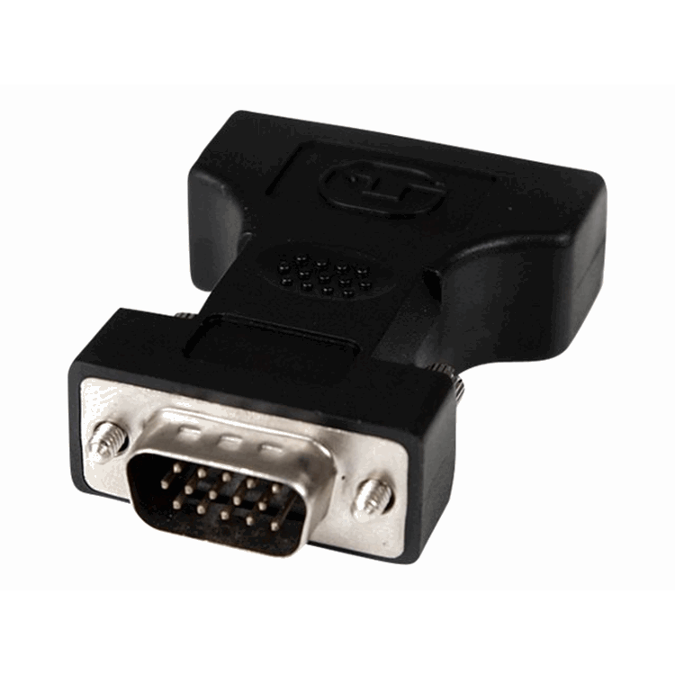 Black DVI to VGA Cable Adapter - F/M