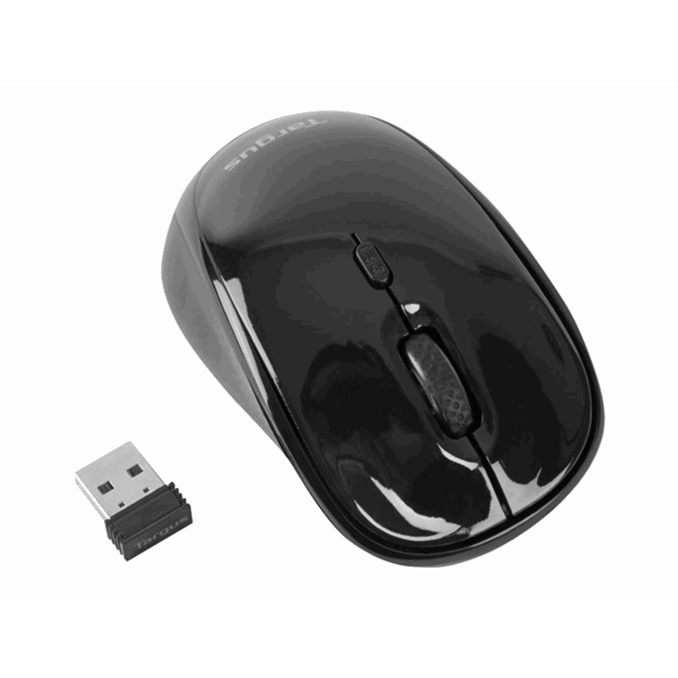 Bluetrace Wireless Mouse Black. Black. Plastic