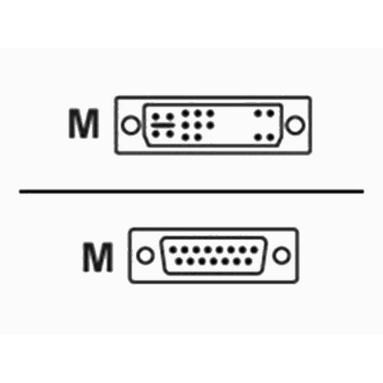 Cable/TelePresence DVI-A to 15VGA