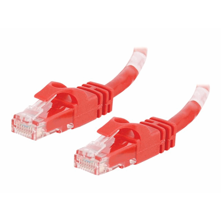 Cbl/0.5M Red CAT6 PVC Snagless UTP Patch