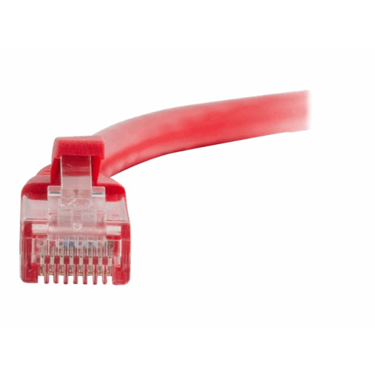 Cbl/0.5M Red CAT6 PVC Snagless UTP Patch