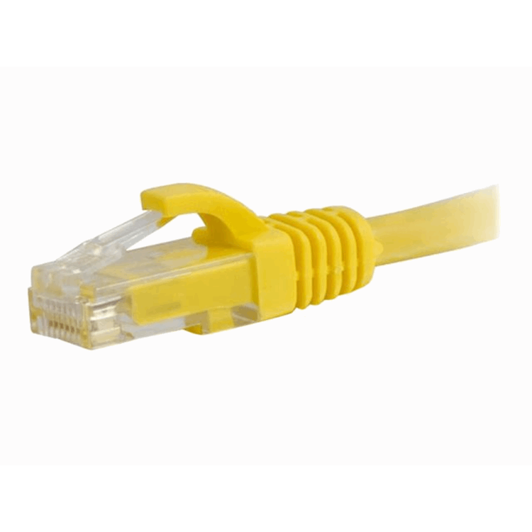 Cbl/0.5M Yellow CAT6 PVC Snagless UTP