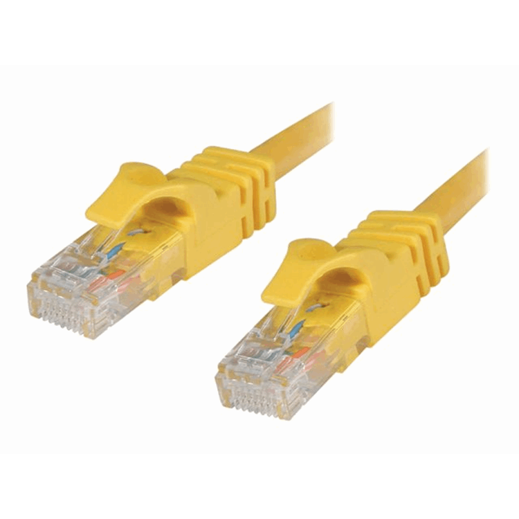 Cbl/0.5M Yellow CAT6 PVC Snagless UTP