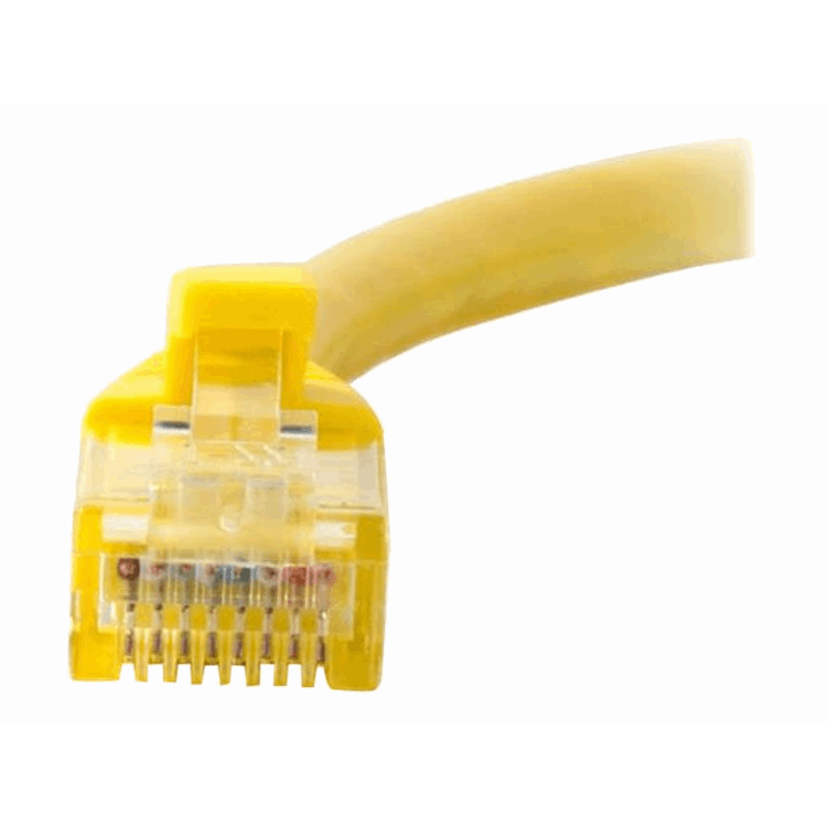 Cbl/0.5M Yellow CAT6 PVC Snagless UTP