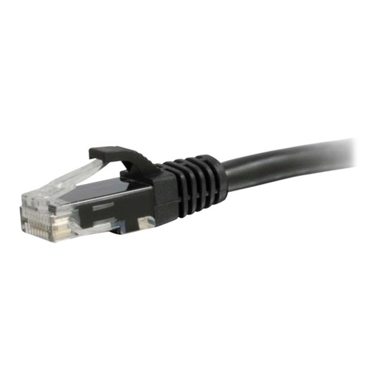 Cbl/1M Black CAT6 PVC Snagless UTP Patch