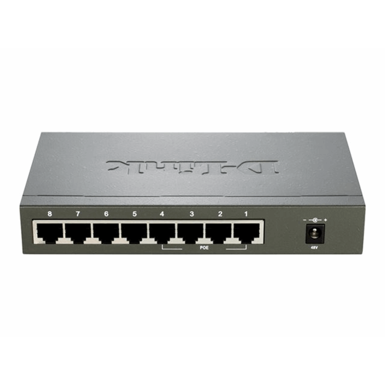 D-link 8p 10/100Mb FE Desk Switch w 4PoE